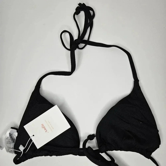 Andies Swim Two Piece Bikini Set in Size Small Black NWT - Picture 8 of 12